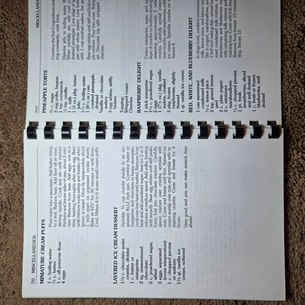 State Farm Our Favorite Desserts Cookbook 2009 Spiral Bound Recipes